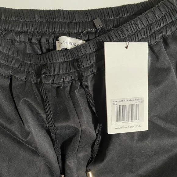 Silk Laundry Black Silk Track Pant - Picture 4 of 4